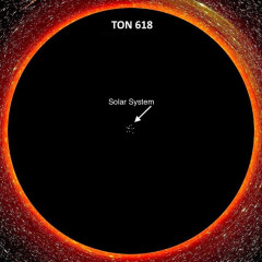 【画像】観測史上最大のブラックホール、デカすぎて意味がわからない