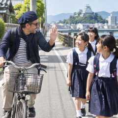 自転車に乗り、すれ違う女児らに声かけ 「ボンジュール」 広島県福山市   #事案 |  フランス人では？