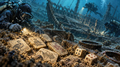 【歴史ロマン】750年前の元寇の沈没船から「麻雀のルーツ」が発見されるｗｗｗ モンゴル兵もゲームで遊んでたのか？