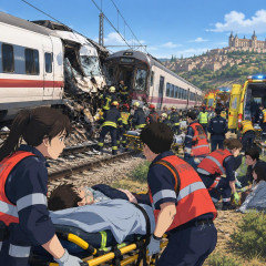 スペインで列車衝突 BBCワールド「30人死亡 重軽傷 200人超」   |  信号システム故障してるのに高速運転してるの、日本の常識だととんでもなさすぎるわｗ