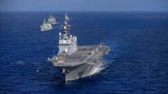 日米仏加海軍艦艇が編隊航行…統合演習「キーン・ソード27」の一環！
