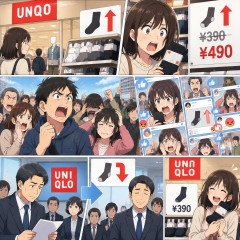 ユニクロ靴下値上げ騒動、これでは生活出来ないと日本人が大騒ぎしたため値上げを中止してしまう   |  悪夢の民主党時代
