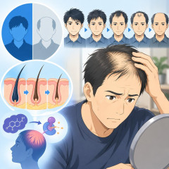 なぜ男性の半数は50歳までに「薄毛」になるのか   |  生活習慣でハゲるわけないだろ