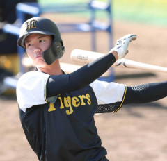 【阪神】山田脩也が「右肘内側側副靱帯修復術」から退院