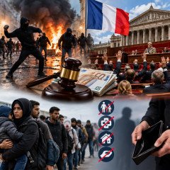 フランス、暴動参加者に損害賠償請求、社会保障給付なくなる法案可決 難民、移民、亡命希望者に嫌悪助長懸念   #速報 |  なんか意味あんの？それ