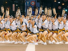 外国人「この文化がまだ続いているのが素晴らしい」旅する時間が阿波踊りを紹介してる