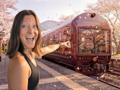 外国人「アメリカ人の典型だな」KaraとNateが豪華列車で食事してる