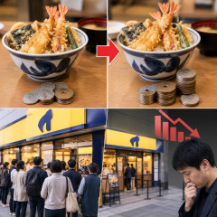 500円だった天丼が730円...「てんや」深刻な客離れ 「庶民の味方」も値上げ続いて2か月連続で客数約1割減   #外食 |  東京チカラめしって無くなったね