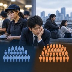 就職氷河期世代の不本意非正規雇用者は33万人、無業者は46万人に   |  これ当時の境界知能が正社員になれなかっただけなんだよね