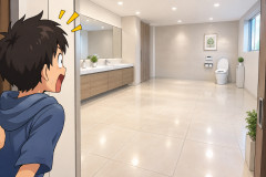 【画像】有名漫画家の家、トイレがあまりにも広すぎるｗｗｗｗ