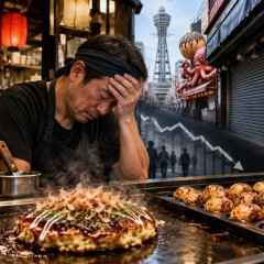 大阪から「粉もん」が消える? 「もう限界」逆風続く店主の悲鳴   |  タコが高いんだよなあ