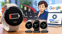 Pixel Watchでバッテリー異常消費の不具合！わずか12時間で電池切れも、Googleが修正を準備中