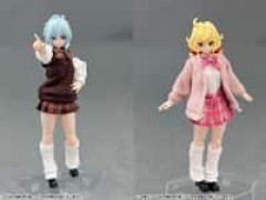 【可動フィギュア用に】スクールライフシリーズ「アクティブコーデ チョコレート Ver.」「ルーズコーデ サクラ Ver.」【イベント先行販売決定】