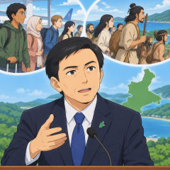 三重県知事の一見勝之「外国人と日本人は最近来たのか何千年前に来たのか、その違いだけ」