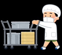 【悲報】昭和生まれさん、自分たちで教室まで給食を運んでいた・・・