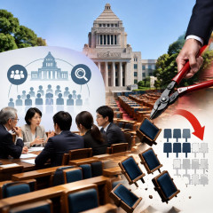 衆院定数削減、第三者機関で抜本改革を議論するのに、なぜ今31議席削減を強行するのか？   #読売社説 |  一票の格差を解消する方法はじつは簡単
