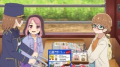 てつりょー！ meet with 鉄道むすめ 第4話 感想：トロッコ列車が窓ないから雨降らなくてよかった！