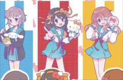 【可愛い】「涼宮ハルヒ×サンリオキャラクターズ」コラボ商品の発売が決定！