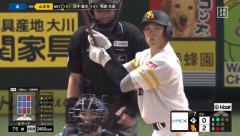 山本祐大（ソ）55試合  .267  6本  41打点  OPS.732