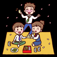 幼稚園の親子友三人で花見に行く約束をしていたが、当日中止になり仕方なり仕方なく子と二人で行くとそこには一緒に行くはずだったＡさんとＢさん...