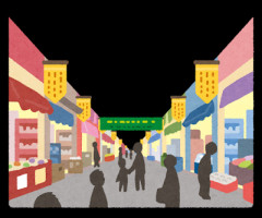 【*´∀｀*】商店街で店をやってるばーちゃんに似顔絵描いたら・・・他の店「本職の絵描きさんに頼んだのかい？」ばーちゃん『孫が描いた(｀・ω・´)』