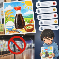 小学生の絵に「妙に整っていてAIくさい」 中傷相次ぎしょうゆポスターコンクール公開中止   |  これは絶対にAI