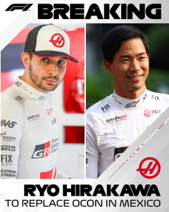 【速報】F1ハース、オコンを電撃降格→32歳ルーキー平川亮を緊急招集に賛否