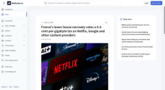 【悲報】フランス議会、1GBあたりのネット通信料に対し8.6円の税を課す法案が可決